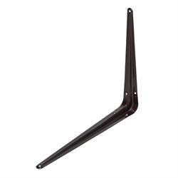 Кронштейн угловой с ребром, 250 х 300 мм, коричневый Сибртех 17776