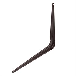 Кронштейн угловой с ребром, 300 х 350 мм, коричневый Сибртех 17778