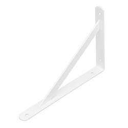 Кронштейн усиленный, 300 х 200 х 30 х 4 мм, белый Сибртех 17785