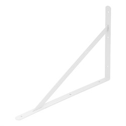 Кронштейн усиленный, 500 х 350 х 30 х 4 мм, белый Сибртех 17787