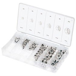 Набор гаек М5 х 0.8, М6 х 0.5, М6 х 1, М8 х 1.25, М10 х 1.25, М12 х 1.5 мм, 150 предмет Сибртех 17800