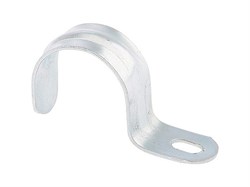 Скоба металлическая однолапковая, 12 мм, 100 шт Сибртех 17850