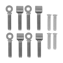 Петля ввертная ПВВ-2, цинк, 4 шт, (Металлист) 17894