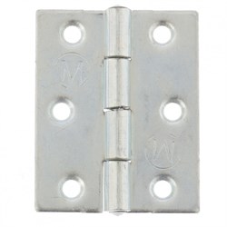 Петля карточная, 50 х 40 мм, цинк, 4 шт, (Металлист) 17895