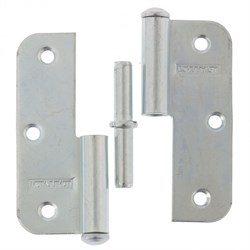 Петля накладная ПН1-85 правая, цинк, 4 шт, (Металлист) 17899