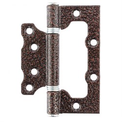 Петля накладная ПНУ-100, антик медь, 4 шт, (Металлист) 17909