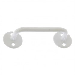 Ручка-скоба РС-80-3, белая, 5 шт, (Металлист) 17917