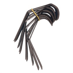 Крючок-вешалка №4, антик медь, 10 шт, (Металлист) 17922