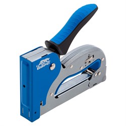 Степлер металлический, регулировка удара, двухкомпонентная рукоятка, тип скобы: 53, 4-14 мм Барс 17927