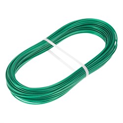 Трос металлополимерный зеленый ПР-2.0, толщина 2.0 мм, моток 20 метров Сибртех 17961