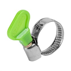 Хомуты металлические элемент крепления с формой ключа 16-25 мм, 100 штук в упаковке Сибртех 17972