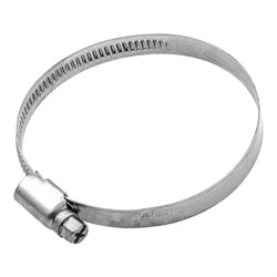 Хомуты нержавеющая сталь, Стандартное болтовое крепление 50-70 мм, 50 штук в упаковке, ширина 9 мм Сибртех 17999