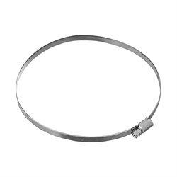 Хомуты нержавеющая сталь, Стандартное болтовое крепление 140-160 мм, 25 штук в упаковке, ширина 9 мм Сибртех 18007