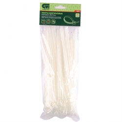 Хомуты многоразовые 200 x 7.2 мм, пластиковые 50 шт Сибртех 18030