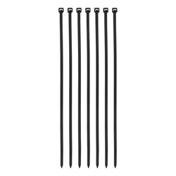 Хомуты, 200 x 3.6 мм, пластиковые, черные, 100 шт Сибртех 18039