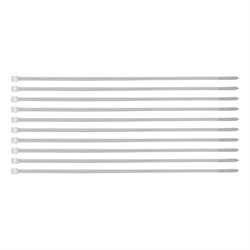 Хомуты, 350 x 4.8 мм, пластиковые, белые, 50 шт Сибртех 18060