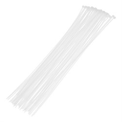 Хомуты, 500 x 4.8 мм, пластиковые, белые, 50 шт Сибртех 18062