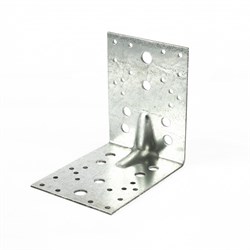 Крепежный уголок усиленный 2.5 мм, KUU 130 x 130 x 100 мм Сибртех 18117