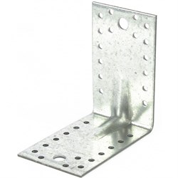 Крепежный уголок усиленный 2.5 мм, KUU 105 x 105 x 65 мм Сибртех 18118