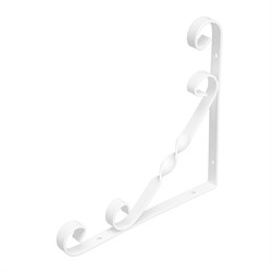 Кронштейн декоративный, 200 х 200 мм, белый Сибртех 18132
