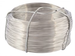 Проволока из нержавеющей стали 0.5 мм, длина 200м Сибртех 18150