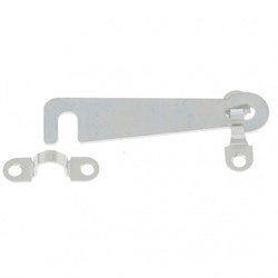 Крючок дверной КД-75, цинк, 5 шт, (Металлист) 18174