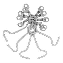 Крючок-ветровой КР-75, цинк, 5 шт, (Металлист) 18175