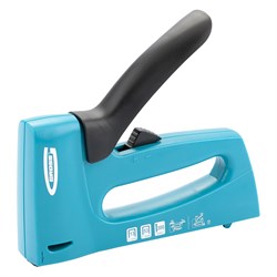 Степлер мебельный, пластиковый корпус, регулировка удара, тип скобы: 13, 53, 300, 6-16 мм Gross 18197