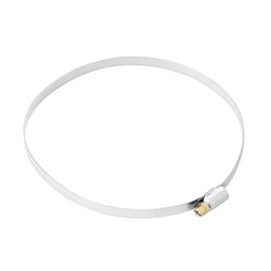 Хомуты нержавеющая сталь, Стандартное болтовое крепление 130-150 мм, 25 штук в упаковке, ширина 9 мм Сибртех 18210