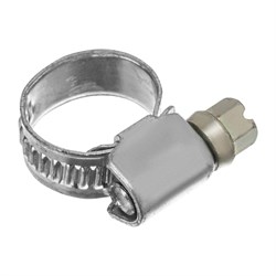 Хомуты металлические, Стандартное болтовое крепление 10-16 мм, 2 шт, ширина 9 мм Сибртех 18216