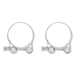 Хомуты металлические, силовые 40-43 мм, ширина 20 мм, шарнирный, W1, 2 шт Сибртех 18237