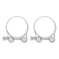 Хомуты металлические, силовые 44-47 мм, ширина 22 мм, шарнирный, W1, 2 шт Сибртех 18239