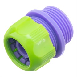 Соединитель пластмассовый, для шланга 1/2, с внешней резьбой 3/4 Palisad 18290