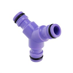 Тройник для разветвления или соединения, штуцерный, пластмассовый Palisad 18296