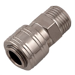 Муфта универсальная быстросъемная ("мама") внешняя резьба 1/2, 1 шт, Stels 18298