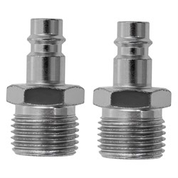 Ниппель универсальный быстросъемный ("папа") внешняя резьба 1/2, 2 шт, Stels 18300