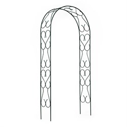 Арка садовая разборная «Узорная широкая» 2.5 х 0.38 х 1.2 м 18314