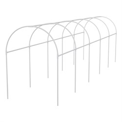 Каркас парника пластиковый 500 х 110 х 120 см, дуга D 20 мм, белый Palisad 18316
