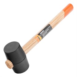 Киянка резиновая, 225 г, черная резина, деревянная рукоятка Sparta 14925