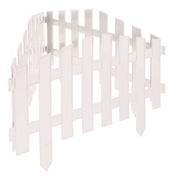 Забор декоративный "Марокко", 28 х 300 см, белый, Palisad 18436