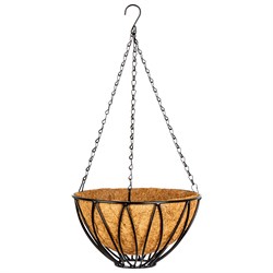 Подвесное кашпо, D 26 см, высота с цепью и крюком 53.5 см Palisad 18487