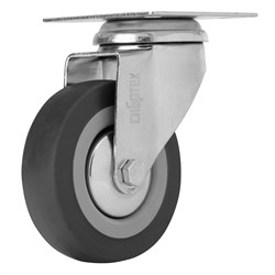 Колесо поворотное D 75 мм, крепление  платформенное Сибртех 18519