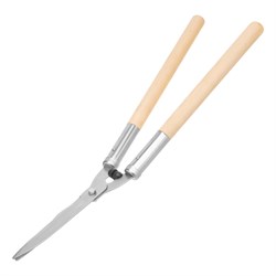 Кусторез, 650 мм, волнистые лезвия, деревянные рукоятки, Горизонт, 18559