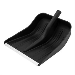 Лопата для уборки снега пластиковая, 360 х 405 мм, без черенка, Сибртех 18656