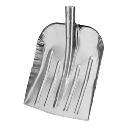 Лопата для уборки снега стальная оцинкованная, 330 х 365 мм, без черенка, Сибртех 18657