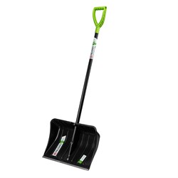 Лопата для уборки снега, полипропилен, 535х375х1400, стальной черенок, BASE Palisad 18675
