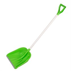 Лопата для уборки снега пластиковая Profi, 415 х 445 х 1500 мм, алюминиевый черенок, Сибртех 18676