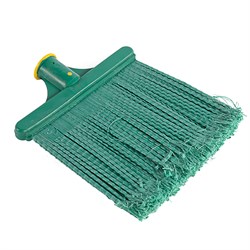 Метла полипропиленовая, 240 х 160 мм, плоская распушенная, без черенка, Сибртех 18696