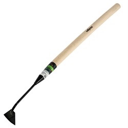 Мотыга стальная, 60 х 80 х 780 мм, узкая, деревянный черенок, Сибртех 18713