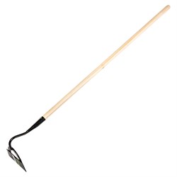 Мотыга стальная усиленная, 190 х 60 х 1430 мм, деревянный черенок, Сибртех 18721